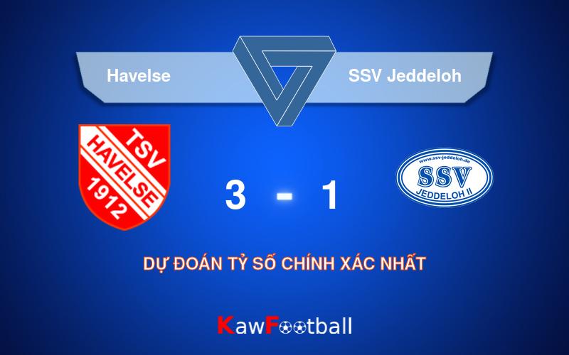 Soi kèo Havelse vs SSV Jeddeloh 19h00 15/09/2024