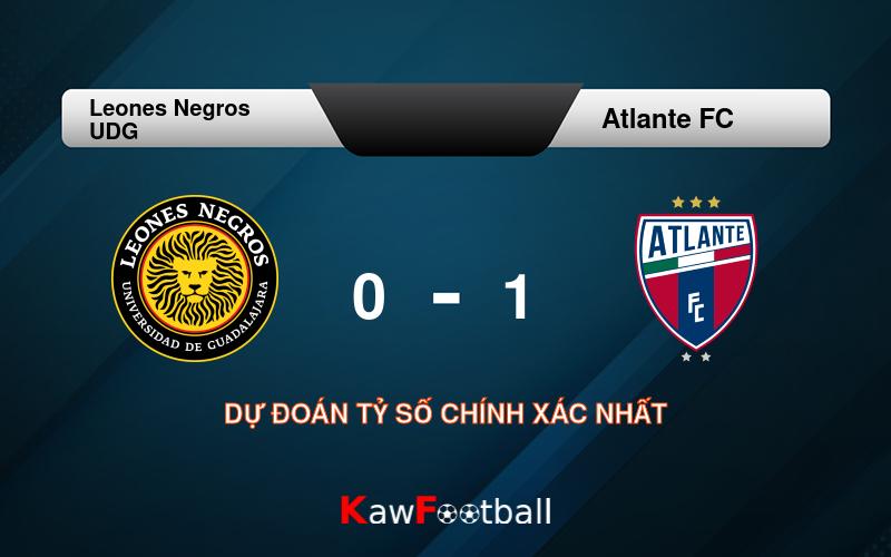 Soi kèo Leones Negros UDG vs Atlante FC 01h00 23/09/2024