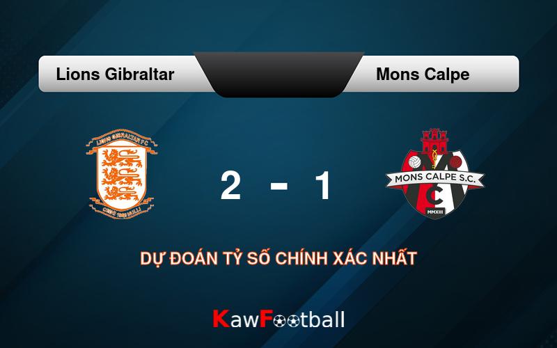 Soi kèo Lions Gibraltar vs Mons Calpe 00h30 22/09/2024