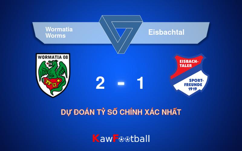 Soi kèo Wormatia Worms vs Eisbachtal 19h00 21/09/2024