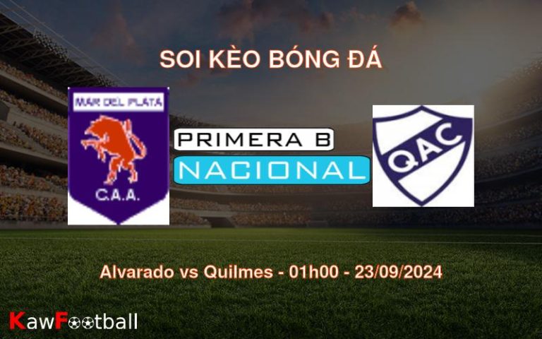 Soi kèo Alvarado vs Quilmes 01h00 23/09/2024