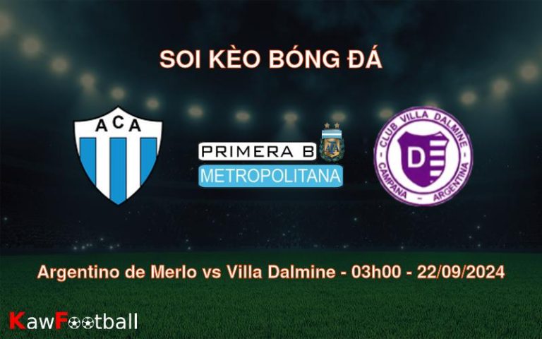 Soi kèo Argentino de Merlo vs Villa Dalmine 03h00 22/09/2024