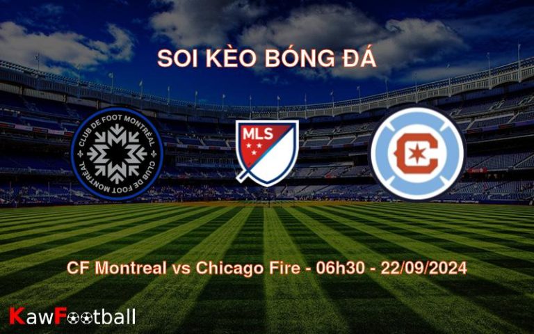 Soi kèo CF Montreal vs Chicago Fire 06h30 22/09/2024