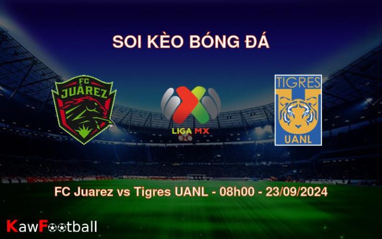 Soi kèo FC Juarez vs Tigres UANL 08h00 23/09/2024