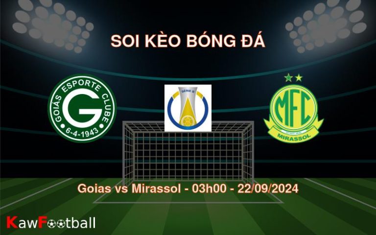 Soi kèo Goias vs Mirassol 03h00 22/09/2024