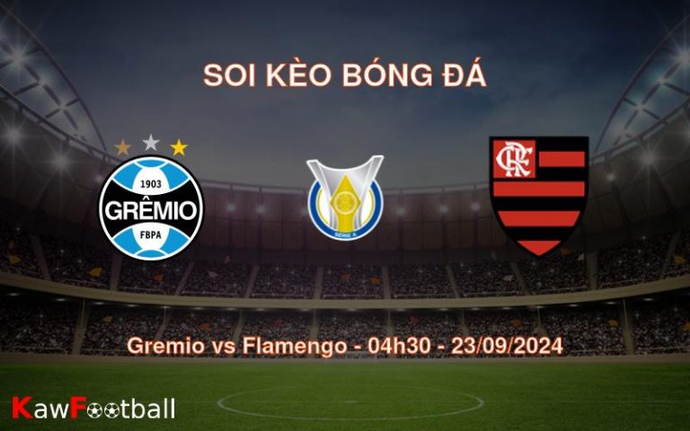 Soi kèo Gremio vs Flamengo 04h30 23/09/2024