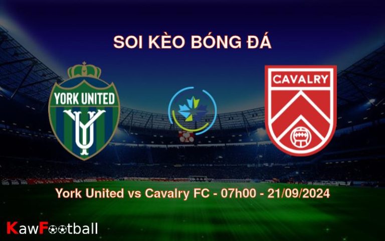 Soi kèo York United vs Cavalry FC 07h00 21/09/2024