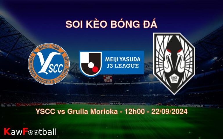 Soi kèo YSCC vs Grulla Morioka 12h00 22/09/2024